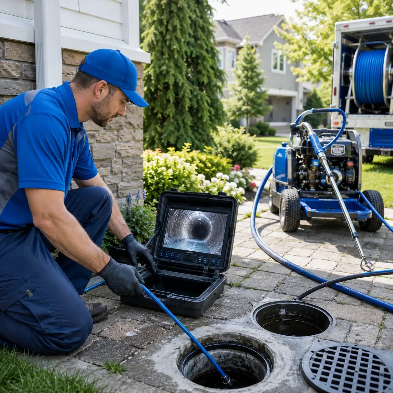 Outdoor drain cleaning professionals serving Rimforest, CA